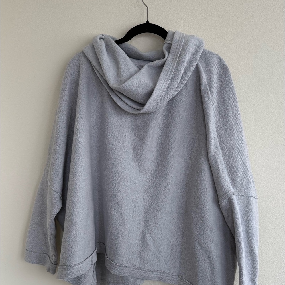 Free People Cozy Gray Mockneck Women's Sweater